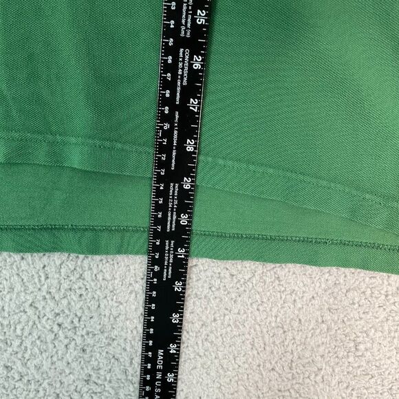 Eddie Bauer Shirt Mens XL Green Heavyweight Rugby Short Sleeve Casual Polo - Picture 6 of 9